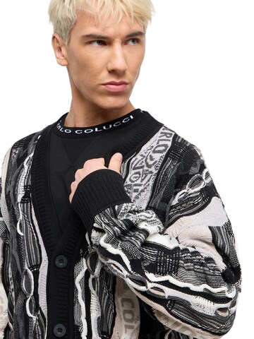 Vestes en maille 'Erlacher' Carlo Colucci en noir