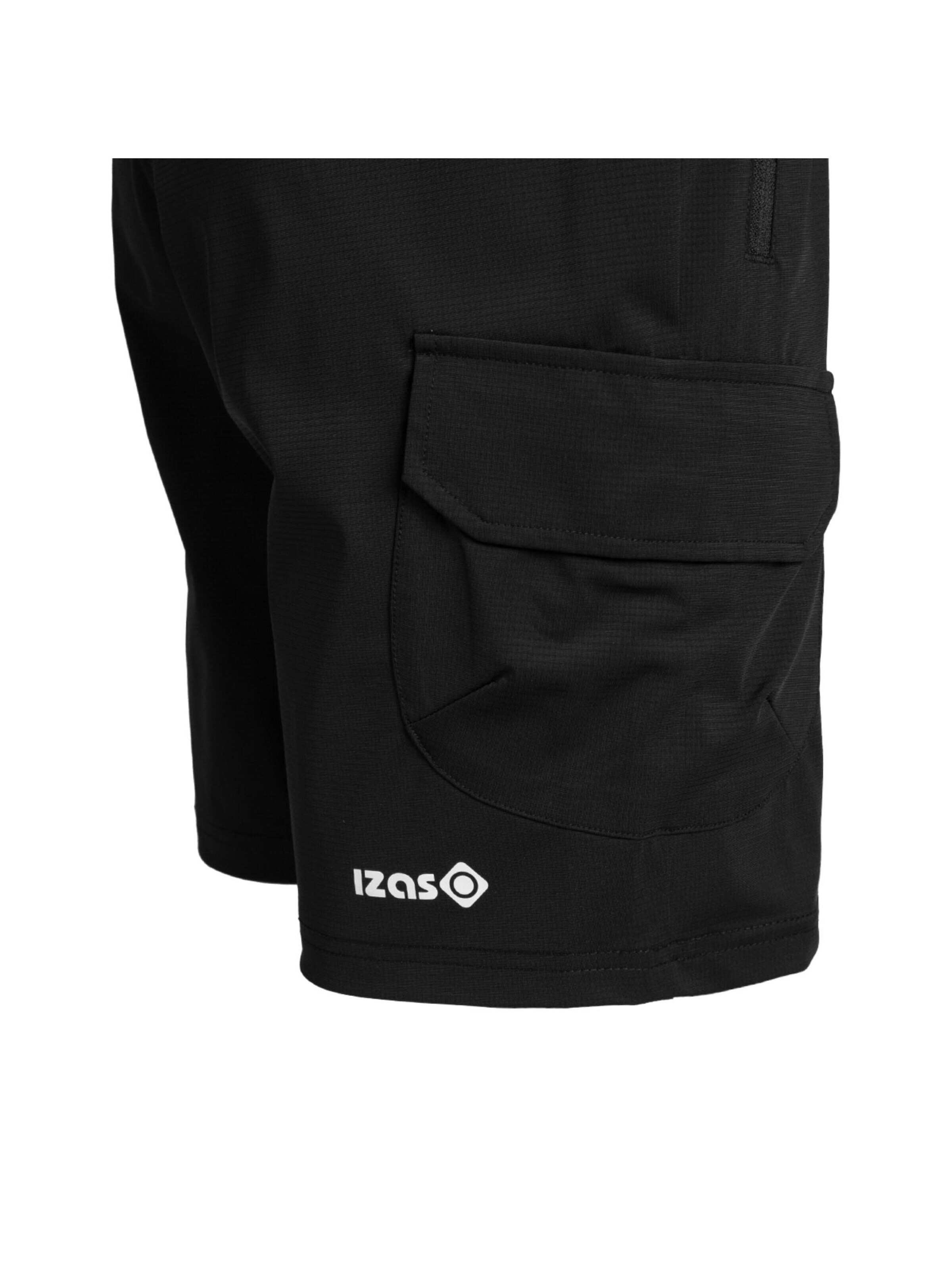 Regular Pantalon 'PANTALÓN CORTO MONTAÑA HOMBRE DERBY M' Izas en noir