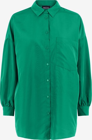 PIECES Blouse 'Chrilina' in Groen: voorkant