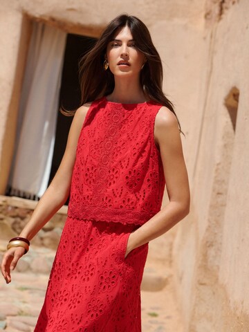 love & roses Bluse i rød