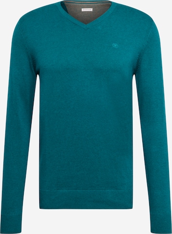 TOM TAILOR - Regular Fit Pullover em verde: frente