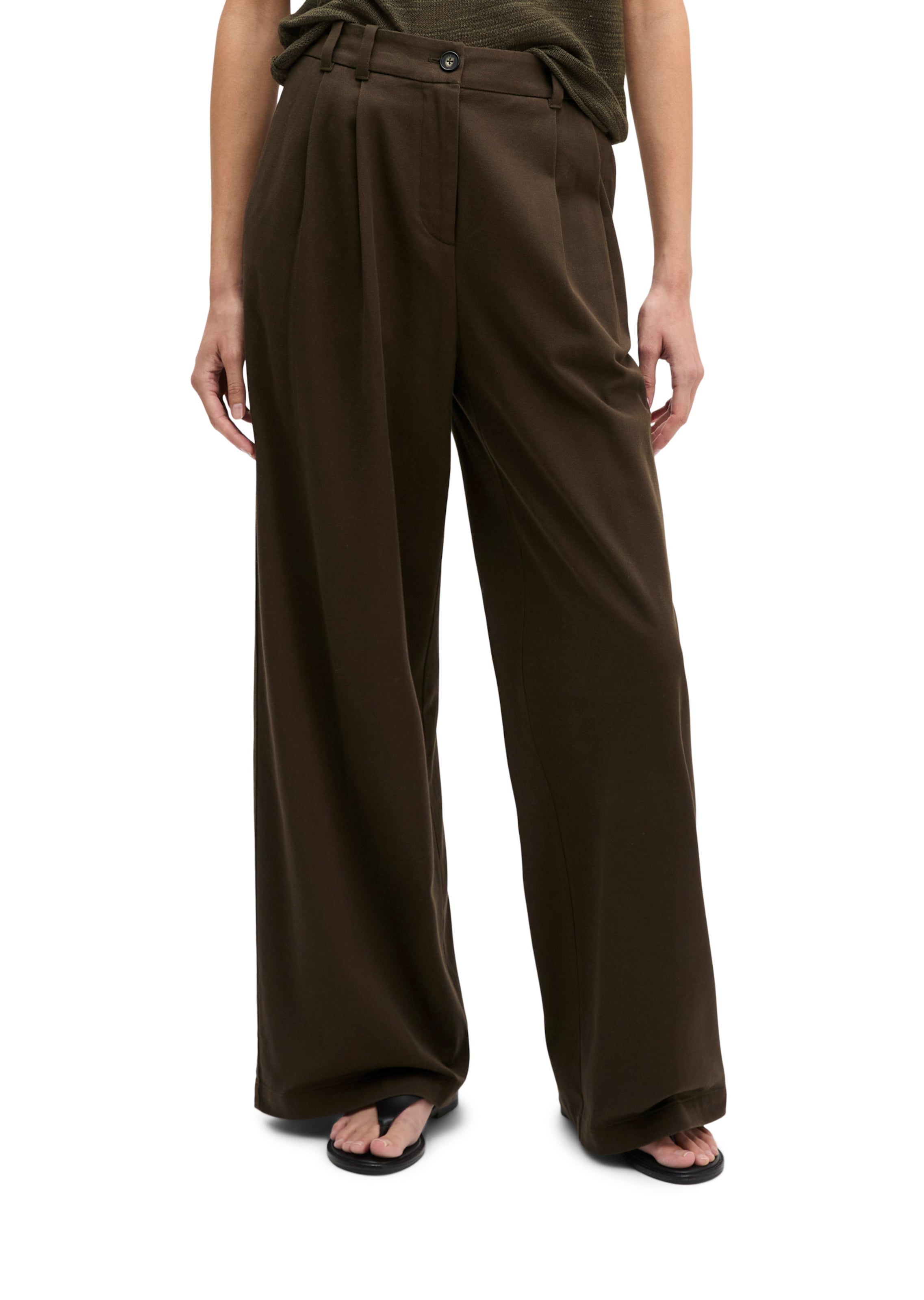 Marc O'Polo Loosefit Hose in Braun