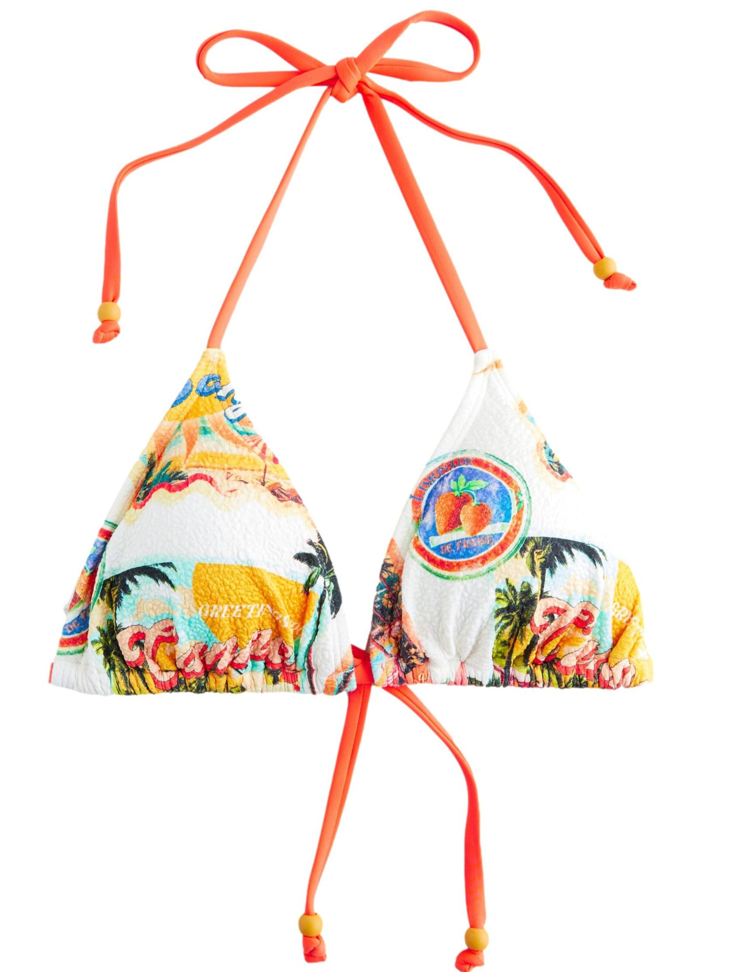 Next Треугольник Верх бикини в Бежевый: спереди