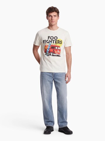 AMPLIFIED Regular fit Тениска в бяло