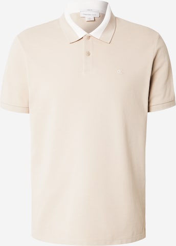 T-Shirt Calvin Klein Jeans en beige : devant
