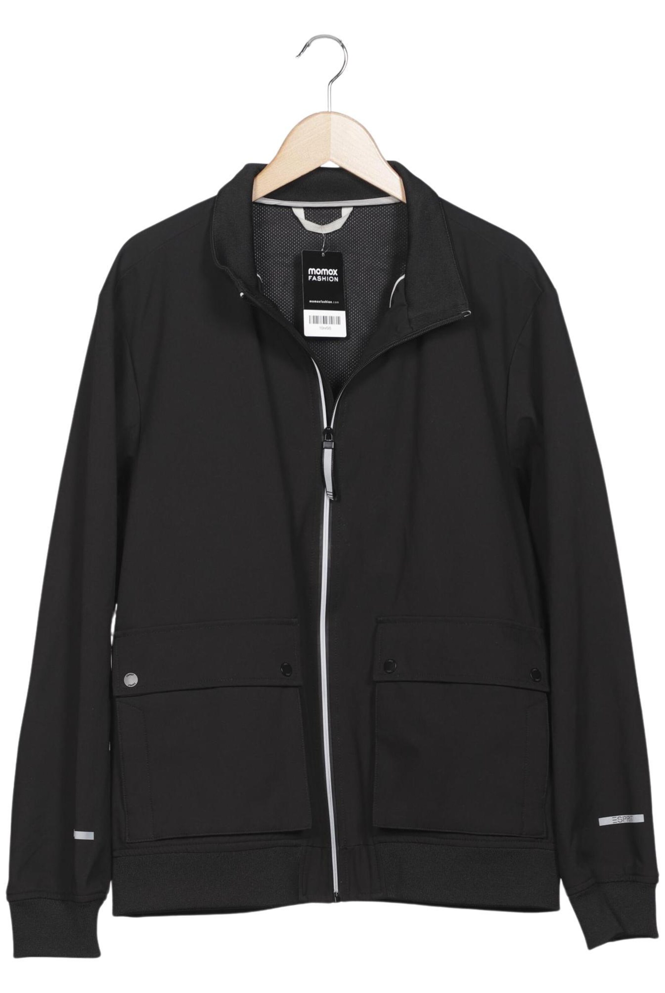 ESPRIT Jacket & Coat in XL in Black: front