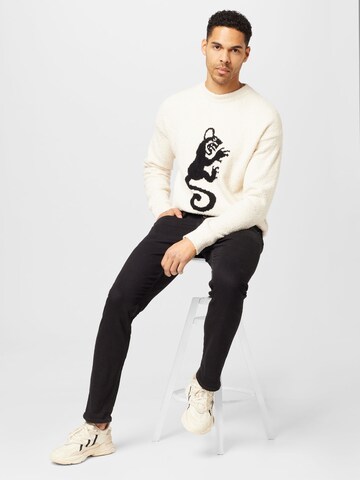 Soulland - Pullover 'Sunny' em branco