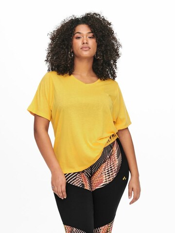 Only Play Curvy Functioneel shirt in Geel