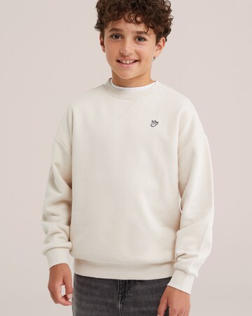 Sweat WE Fashion en beige : devant