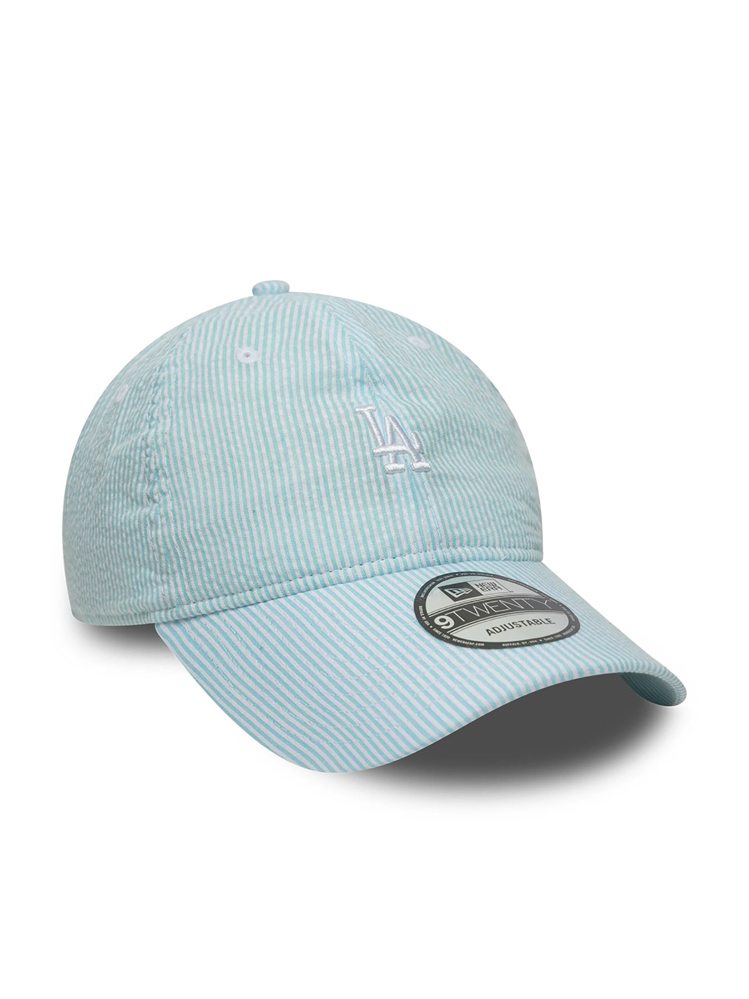 NEW ERA Athletic Cap '9TWENTY Los Angeles Dodgers MLB Seersucker' in Blue