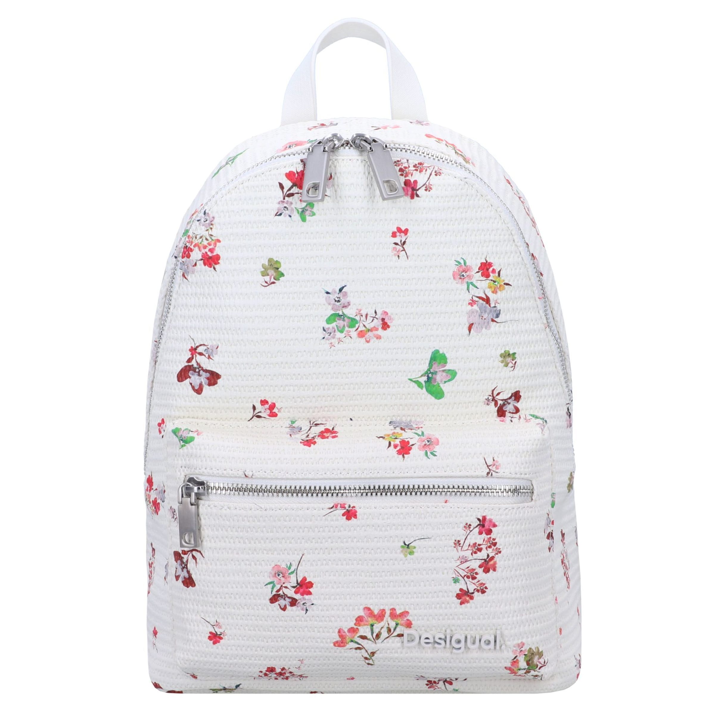 Sac à dos Desigual en blanc : devant