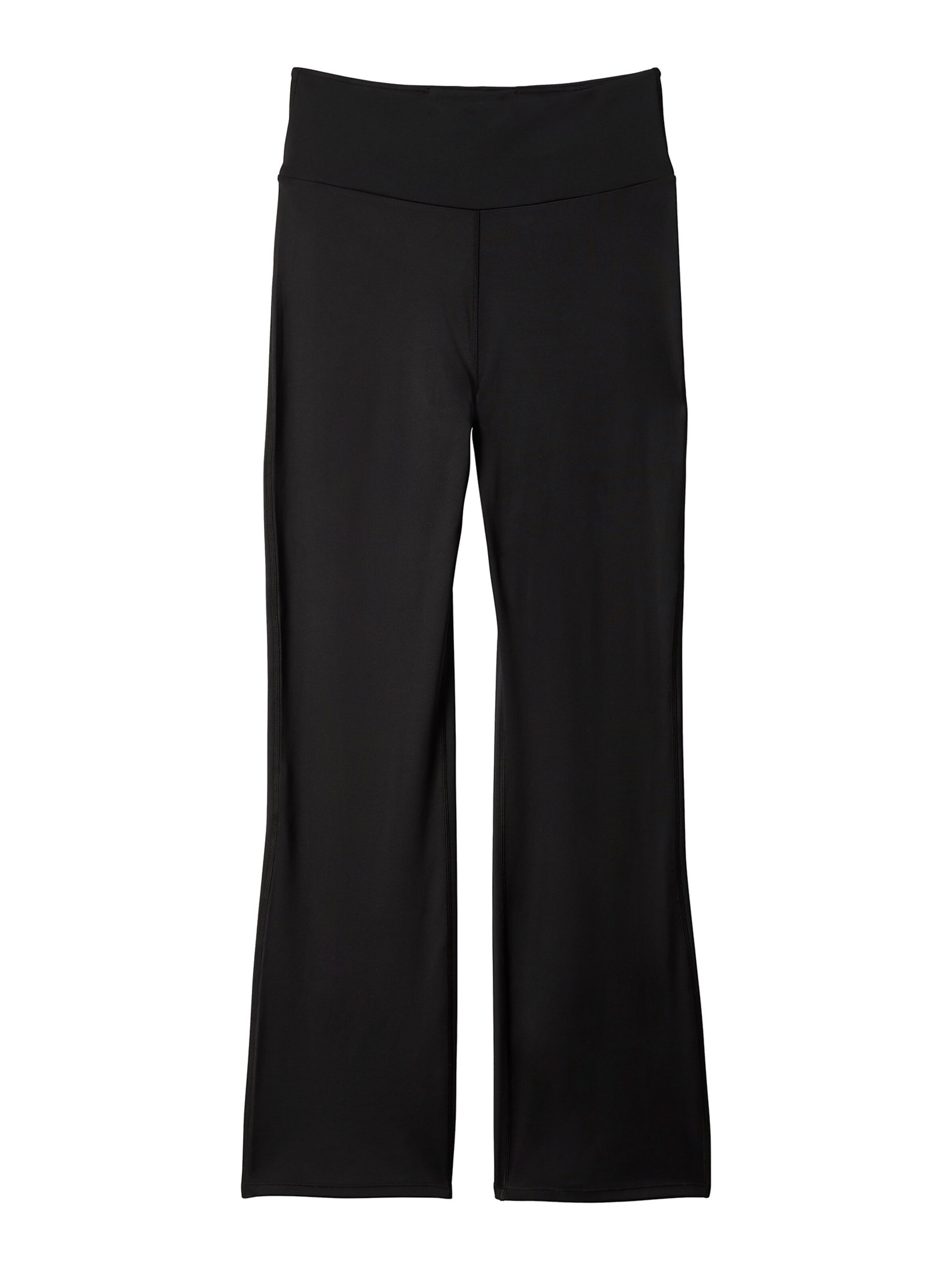 Calvin Klein Sport Flared Workout Pants in Black: front