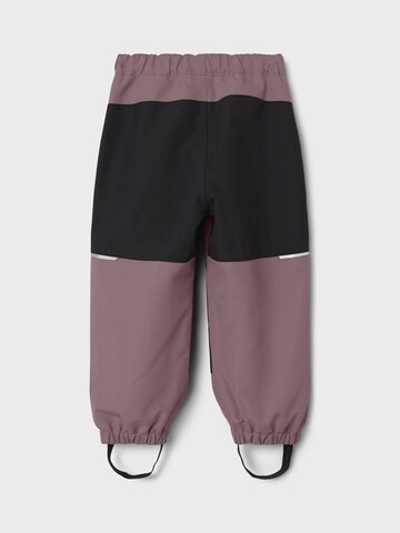 NAME IT Regular Functionele broek 'MATCH' in Lila