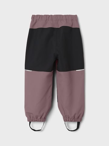 NAME IT Regular Athletic Pants 'MATCH' in Purple