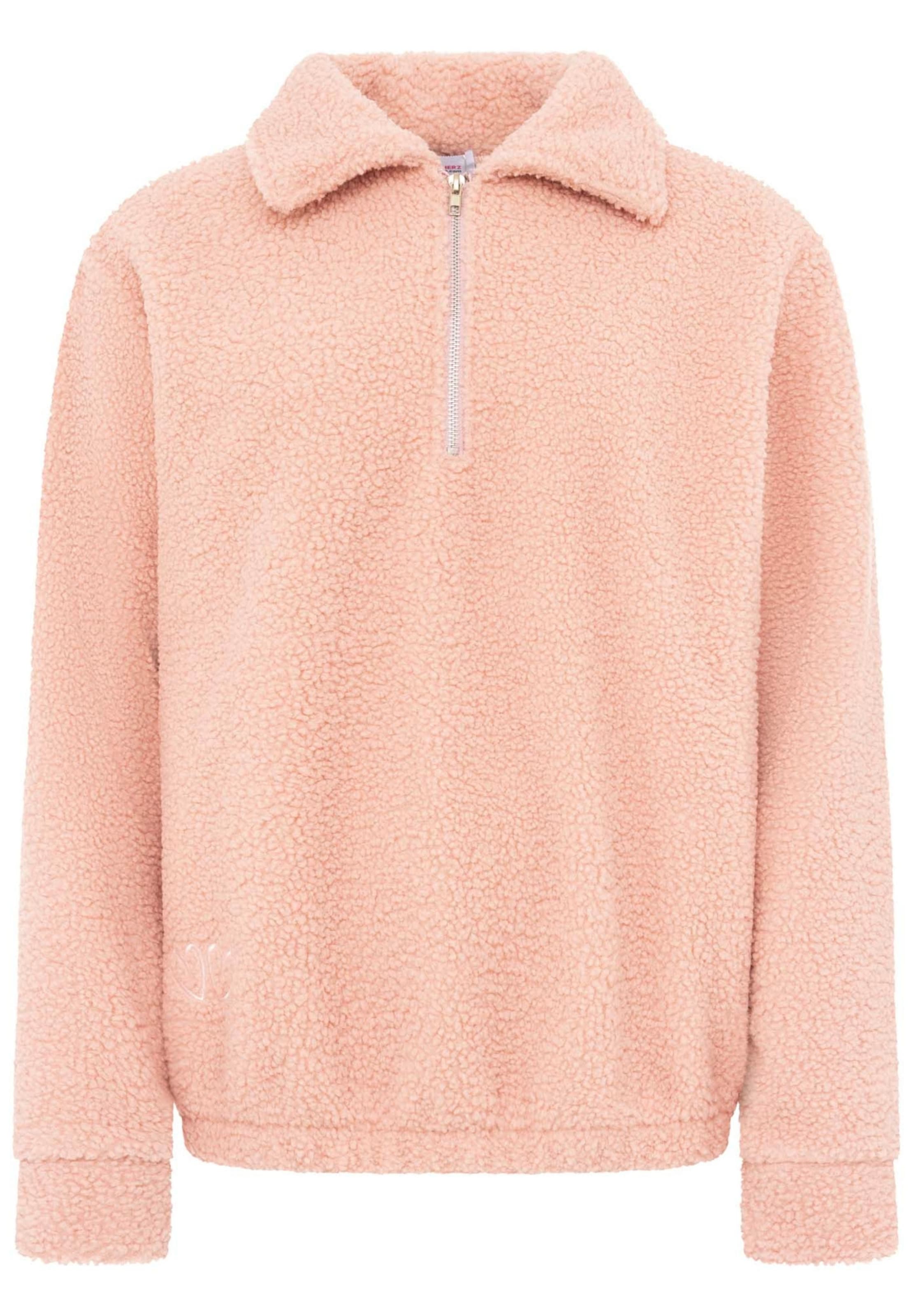 Sweat-shirt Zwillingsherz en rouge : devant