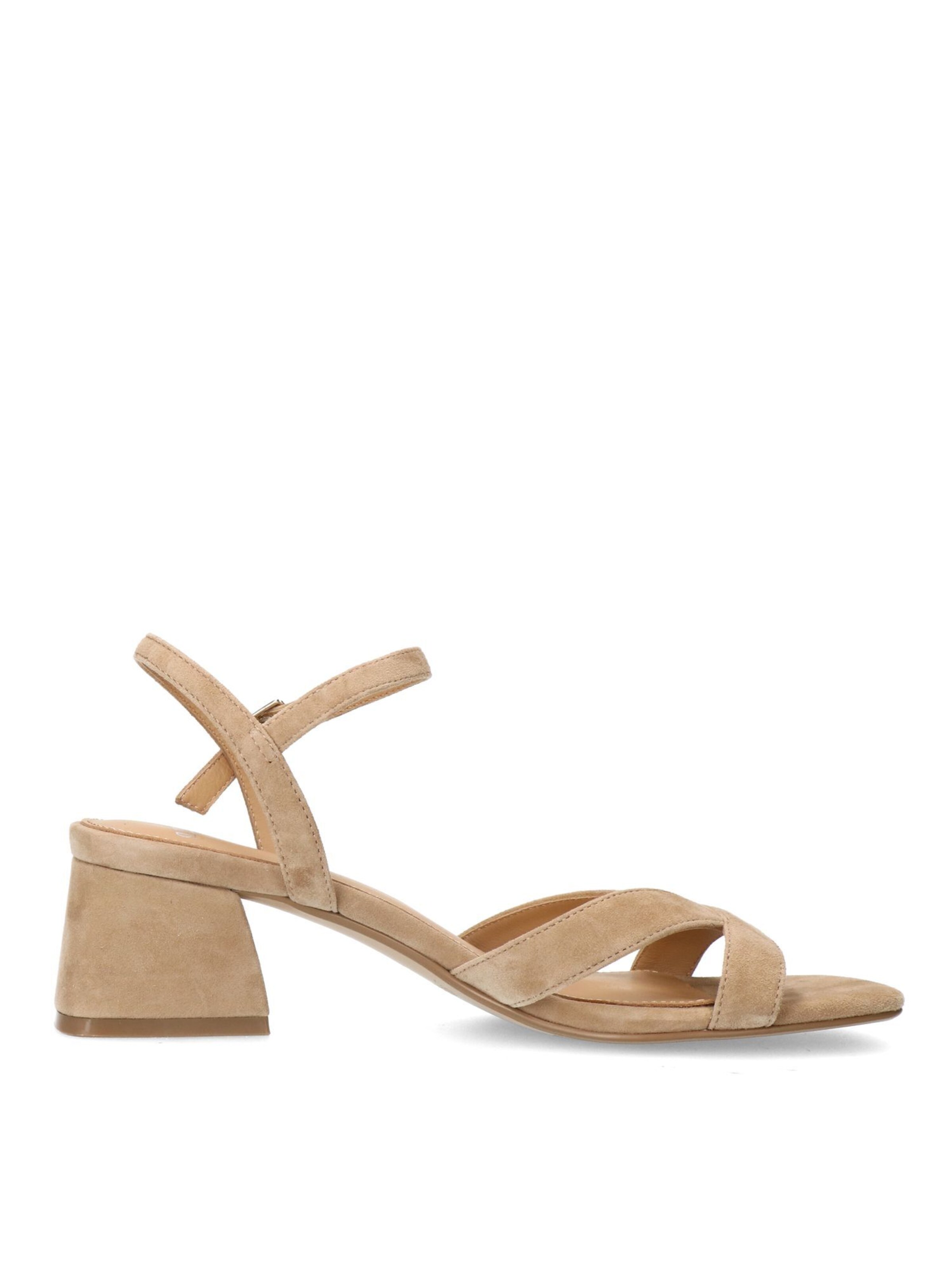 MANFIELD Sandale in Beige