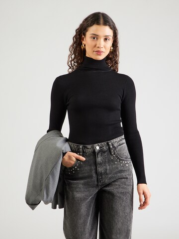 19V69 ITALIA Pullover 'Carla' in Schwarz: Vorderseite