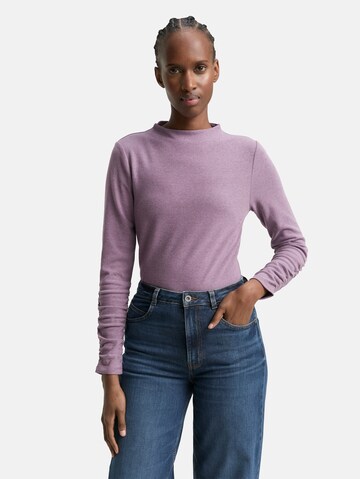 TOM TAILOR DENIM Shirt in Lila: voorkant