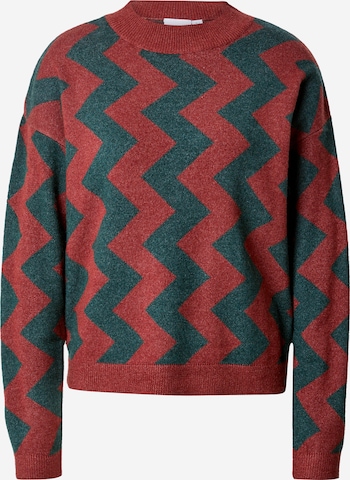 VILA Sweater 'RIL' in Red: front