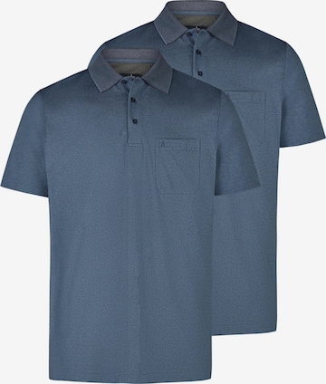 Ragman Shirt 'Basic' in Blue: front