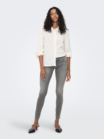 ONLY Skinny Jeans 'Coral' in Grey