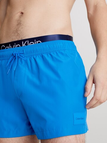 Calvin Klein Swimwear Badeshorts in Blau