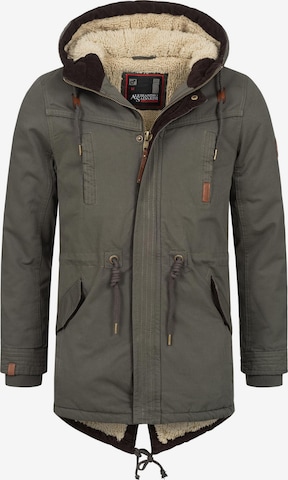 Alessandro Salvarini Winterparka in Grau: Vorderseite