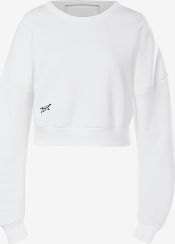 Sweat de sport 'MYT Crew' Reebok en blanc : devant