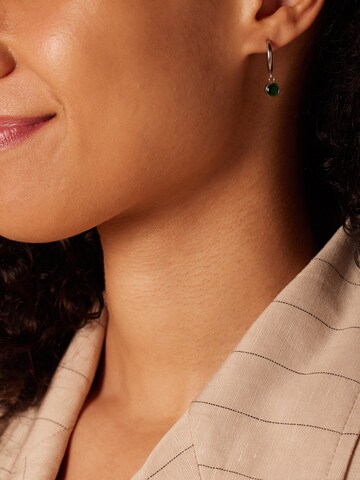 Lucardi Oorbellen in Zilver: voorkant