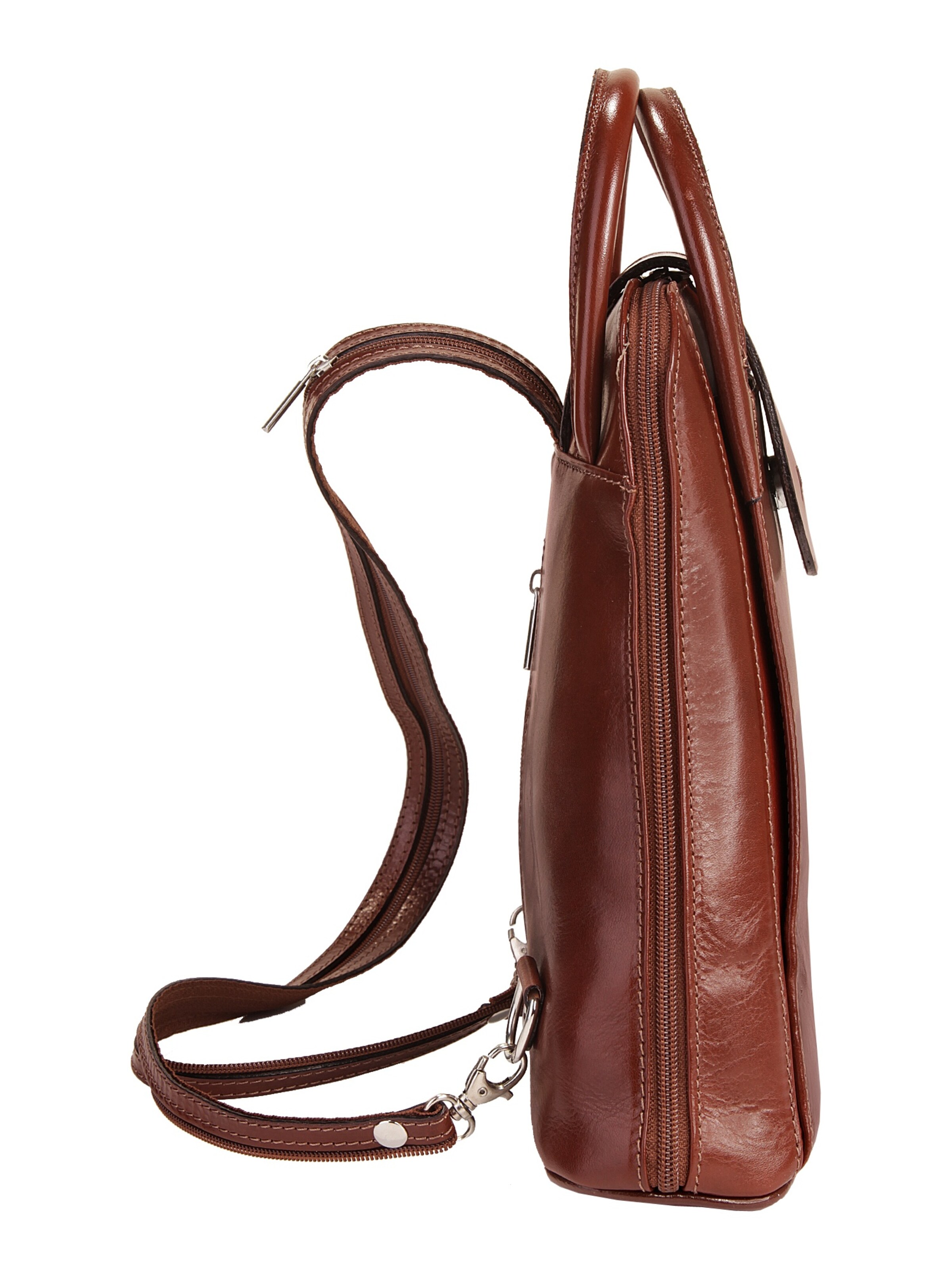 Sac à dos 'FATA BUONA' piké en marron