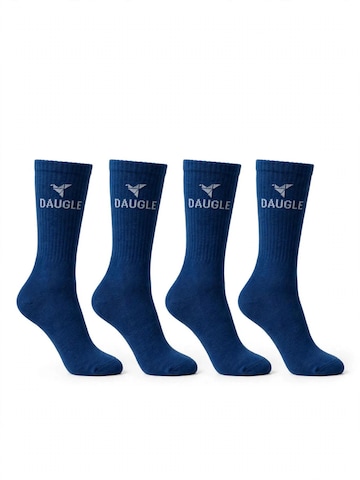 Chaussettes de sport DAUGLE en bleu : devant