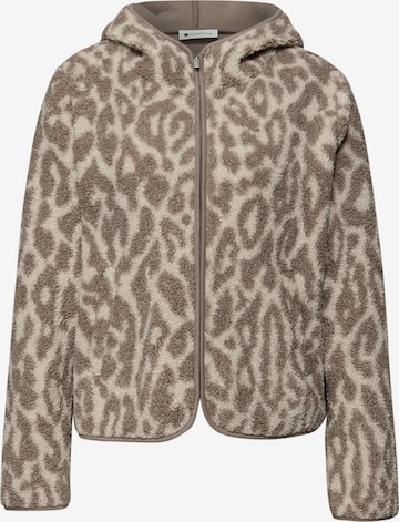 STREET ONEFlis jakna - smeđa boja: prednji dio