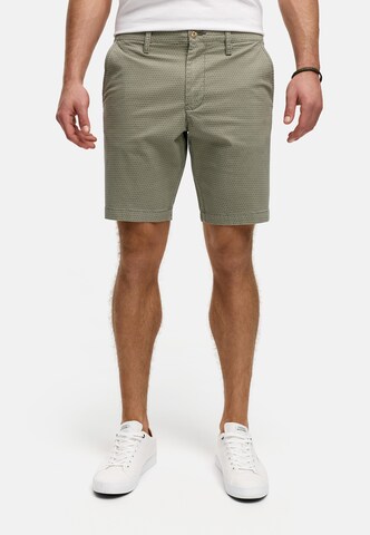 Regular Pantalon chino 'Lubin' INDICODE JEANS en gris : devant