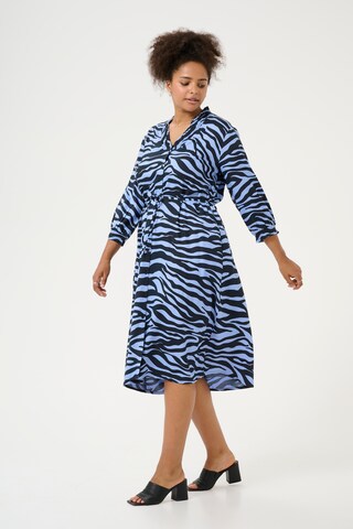Robe 'KColena' KAFFE CURVE en bleu