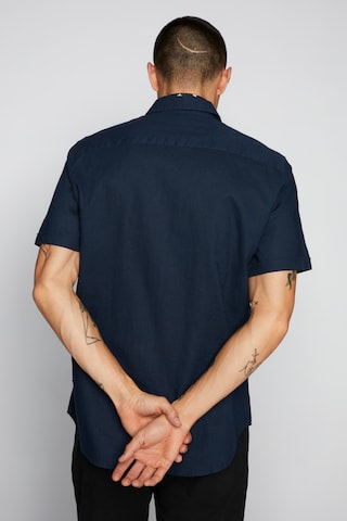 Matinique Regular fit Overhemd 'Trostol  ' in Blauw