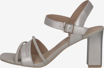 CAPRICE Strap Sandals in Silver