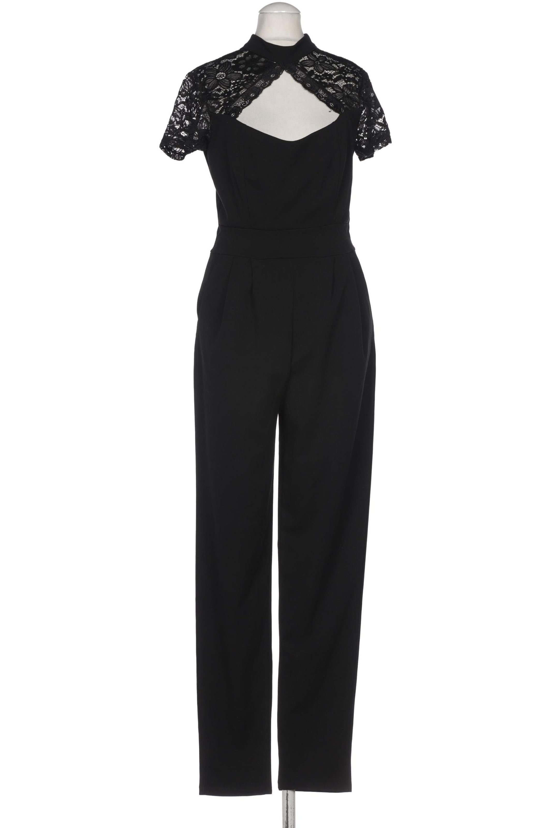 WAL G. Overall oder Jumpsuit L in Schwarz: Vorderseite