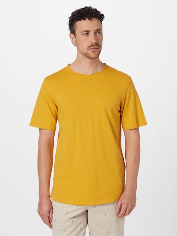 T-Shirt 'Basher' JACK & JONES en jaune : devant