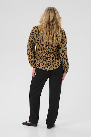 Camicia da donna 'KCami' di KAFFE CURVE in marrone