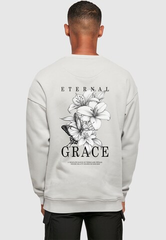Merchcode Sweatshirt 'Eternal Grace' in Grey: front