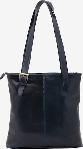 Borsa a spalla di Viola Castellani in blu: frontale