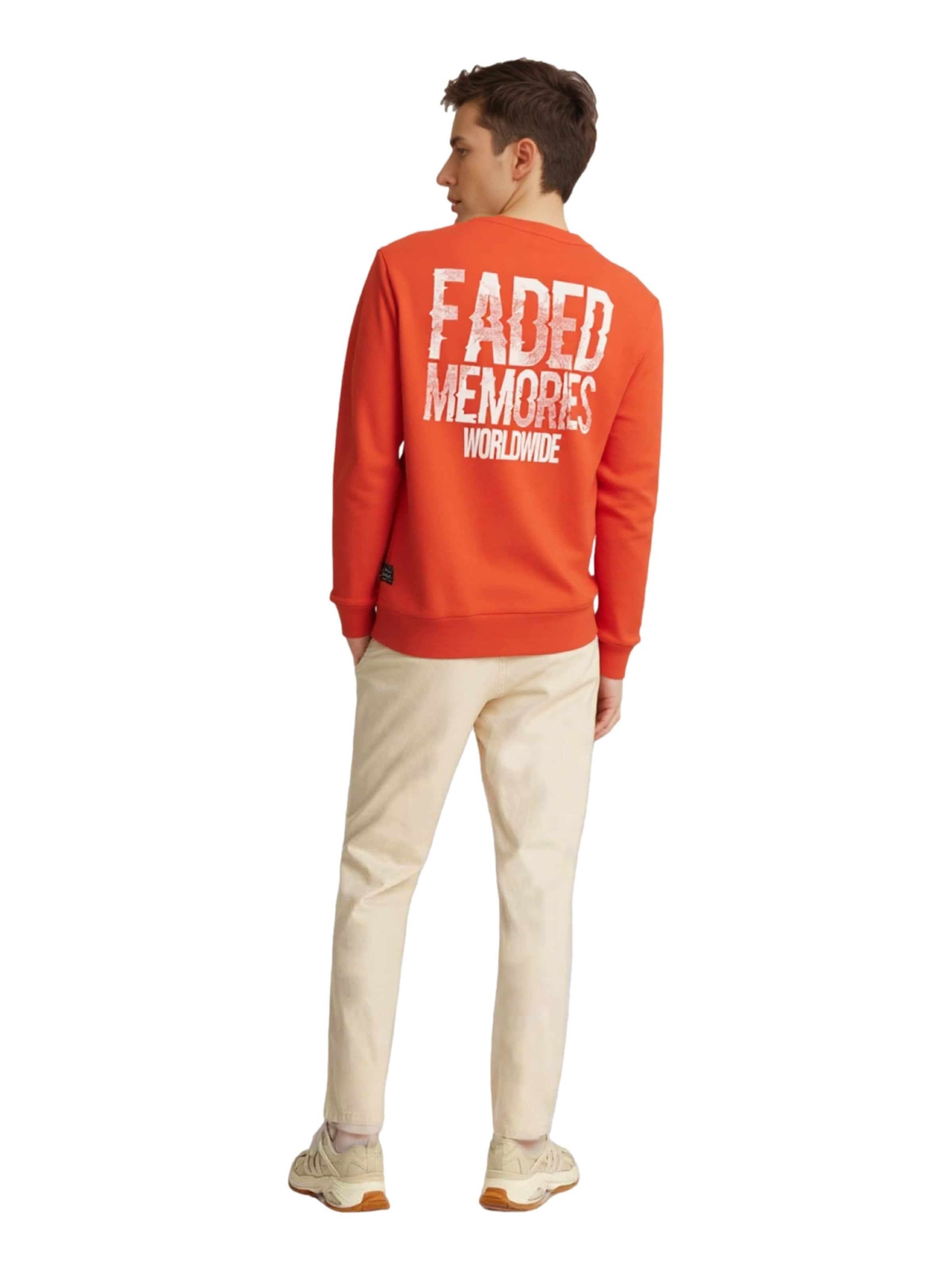Key Largo Sweatshirt 'Faded Memories' i rød