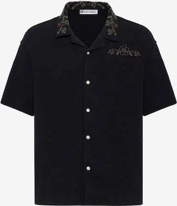 juoda Dandalo Patogus modelis Marškiniai: priekis