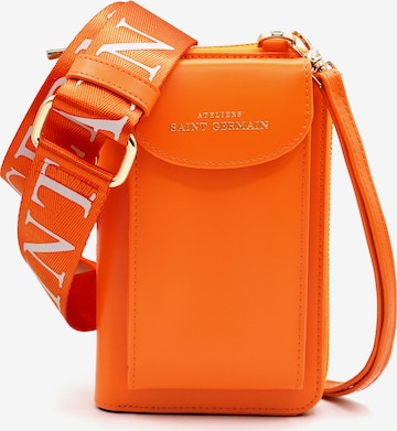 Sac à bandoulière 'LONDON' Ateliers Saint Germain en orange : devant