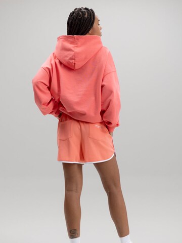 Hey Honey Sweatshirt 'Unicolor Hood' in Orange