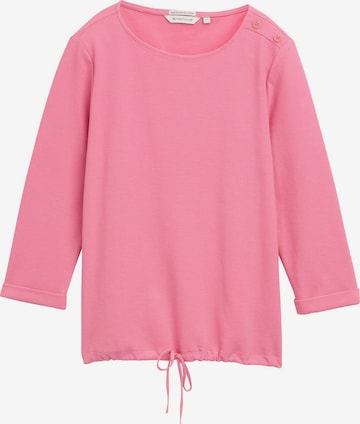 T-shirt TOM TAILOR en rose : devant