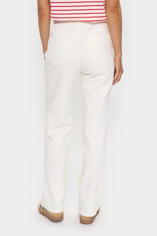Coupe slim Jean 'SZJolly' SAINT TROPEZ en blanc