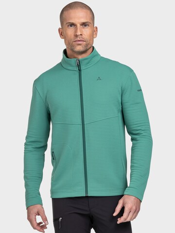 Schöffel Funktionsfleecejacke 'Smue' in Grün: Vorderseite