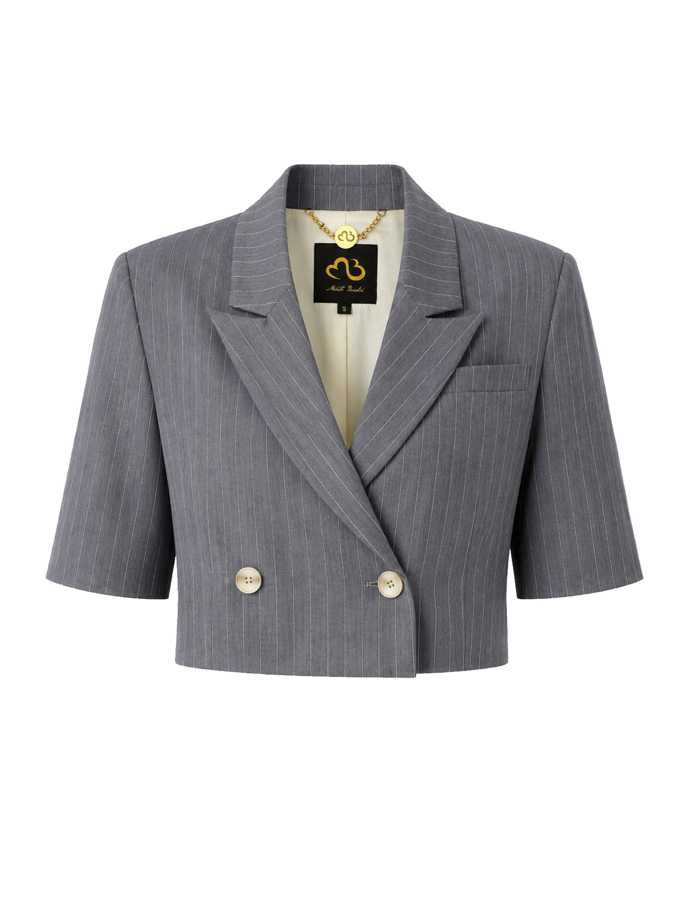 Blazer di MB by Marta Buzolic in grigio: frontale