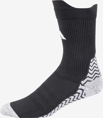 ADIDAS PERFORMANCE Athletic Socks 'Grip' in Black: front
